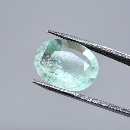 Pale Turquoise Apatite Oval 4.04 Ct