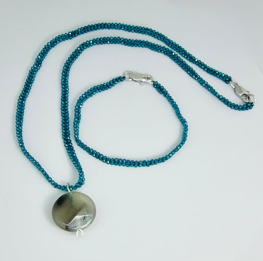 Fine Apatite  gemstone beads Necklace & Bracelet