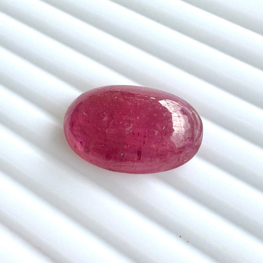 Shimmering Pink Ruby Cabochon/Faceted 27.4 Ct