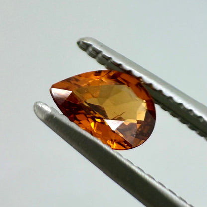 Hessonite Pear 0.37 Ct