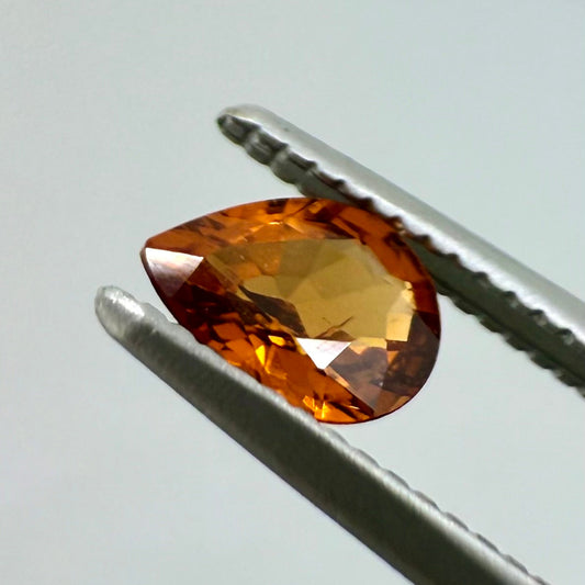 Hessonite Pear 0.37 Ct