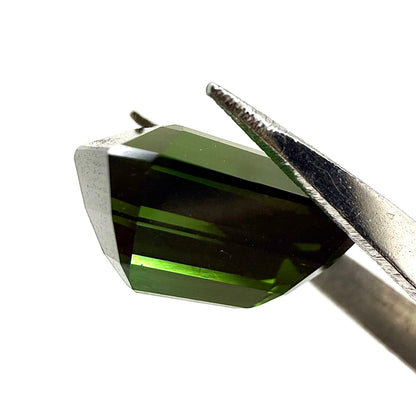 Green Tourmaline Emerald Cut 5.7 Ct