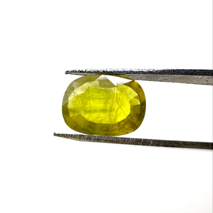 Yellow Sapphire Cushion 3.91 Ct