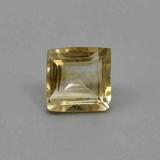 Bi-Color (Champagne White) Citrine Square 1.59 Ct