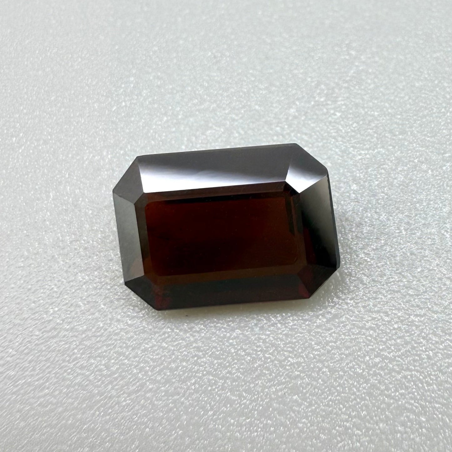 Rusty Red Garnet "Pyrope" Emerald cut 3.74 Ct