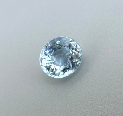 Pale Blue Aquamarine Oval 0.78 Cts
