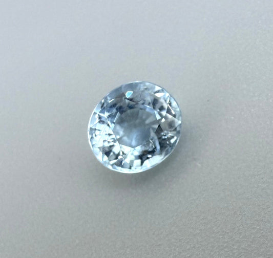Pale Blue Aquamarine Oval 0.78 Cts