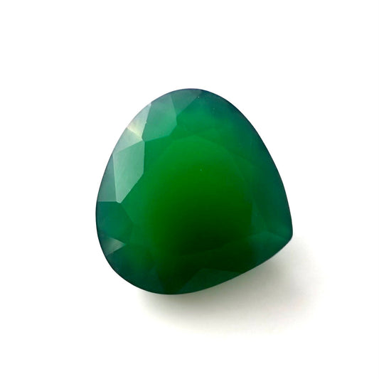 Apple Green Chalcedony Pear 4.82 Ct