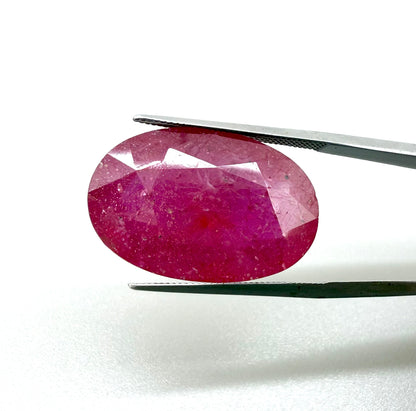 Shimmering Pink Ruby Cabochon/Faceted 27.4 Ct
