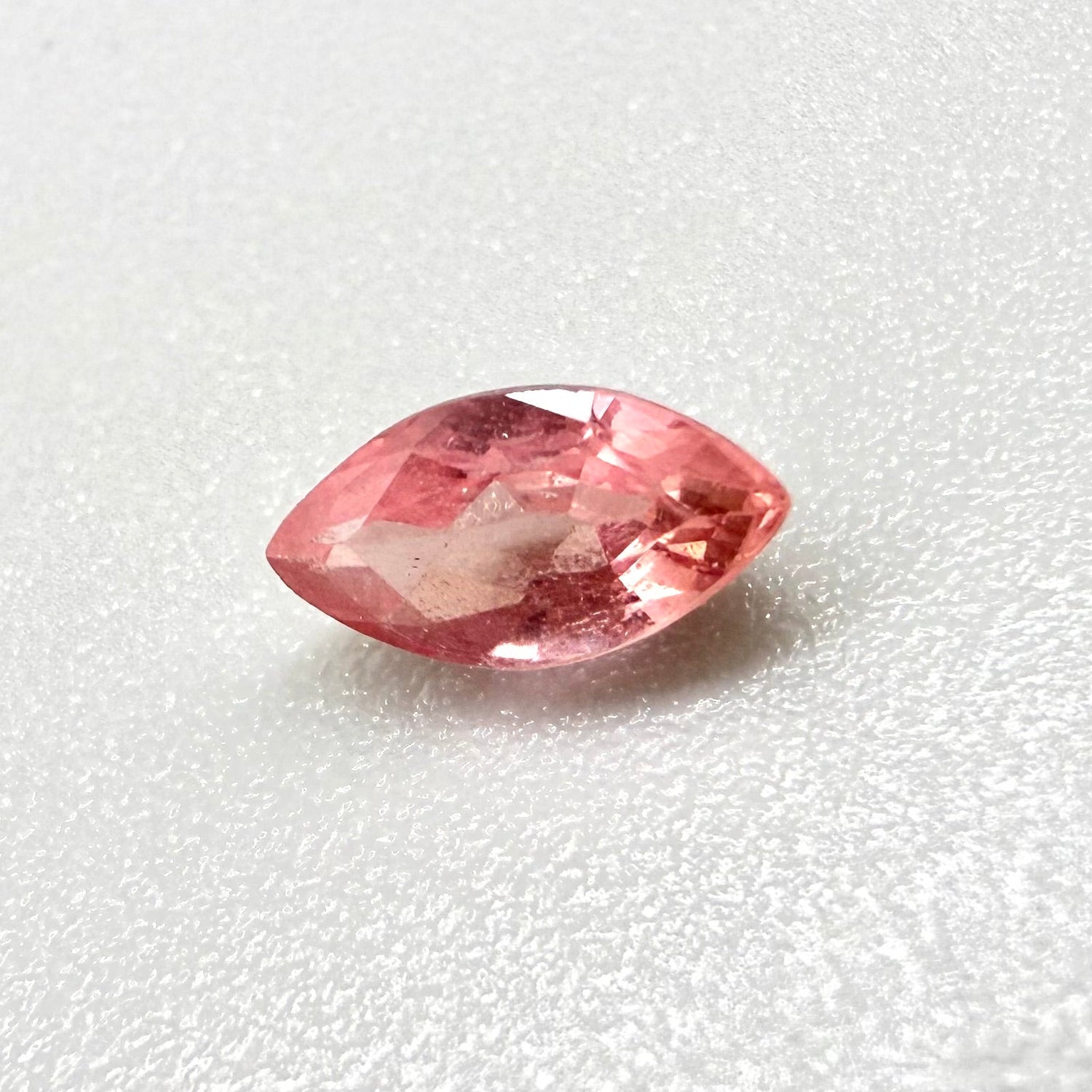 Loose Pink Orange Sapphire gemstone marquise cut