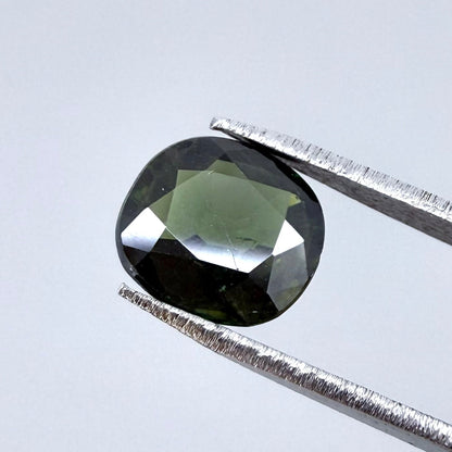 Green Sapphire Cushion 1.68 Ct