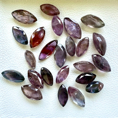 Multi-Color Sapphire Lot Marquise 15.77 Ct