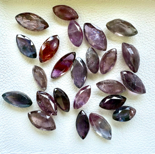 Multi-Color Sapphire Lot Marquise 15.77 Ct