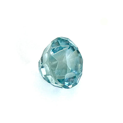 Blue Zircon Round 0.75 Ct