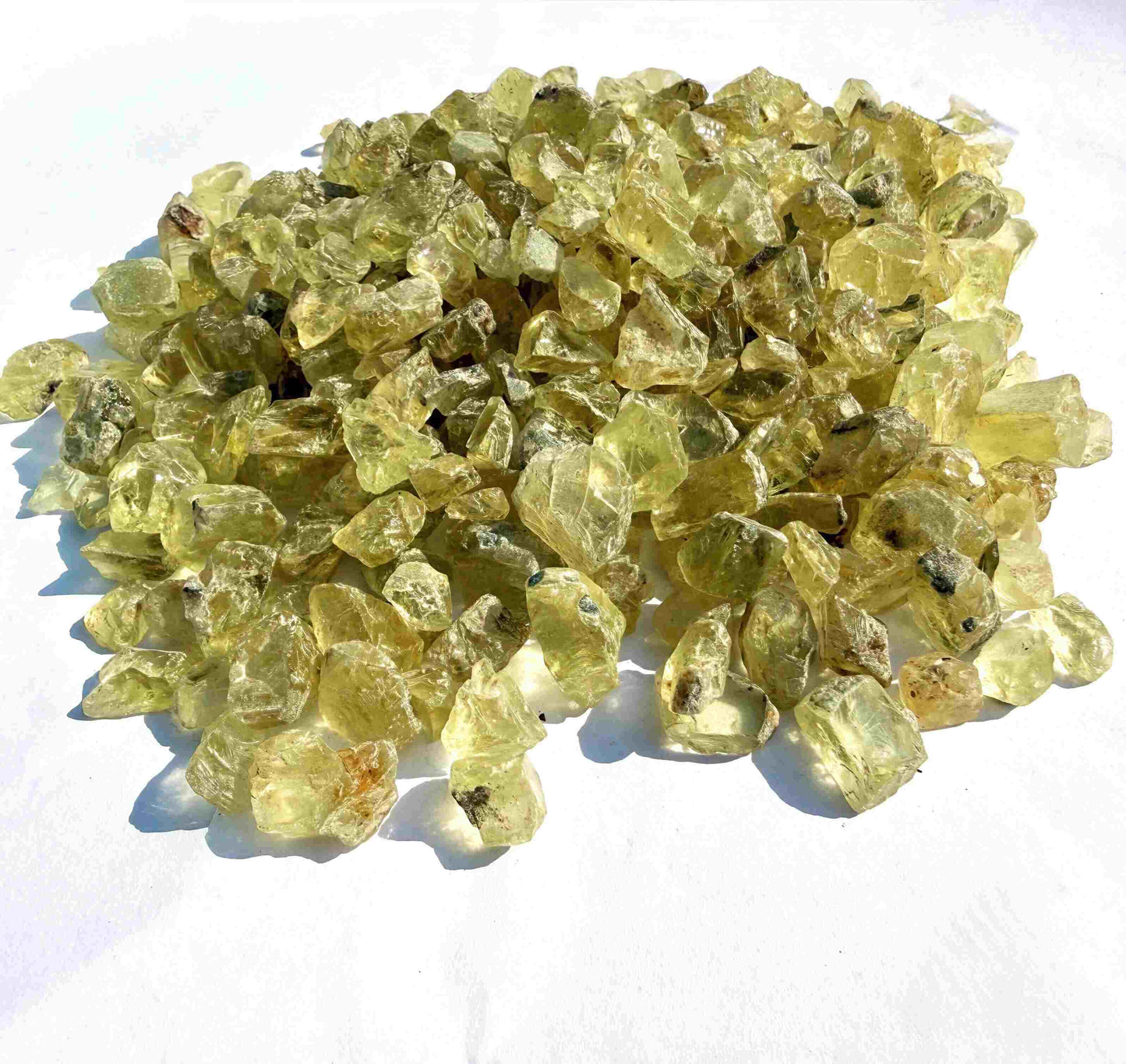 Natural lemon quartz rough stones sold per gram, untreated small yellow quartz pieces in raw form