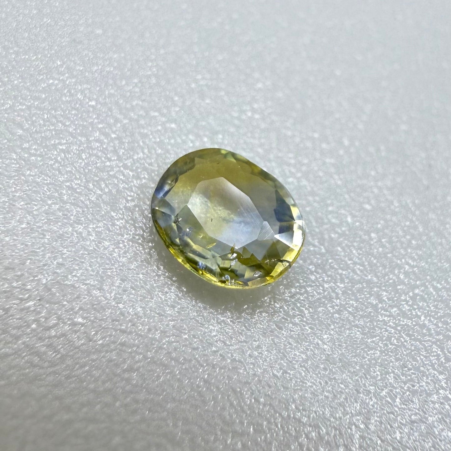 Bi-Color (Blue Yellow) Sapphire Oval 0.33 Ct