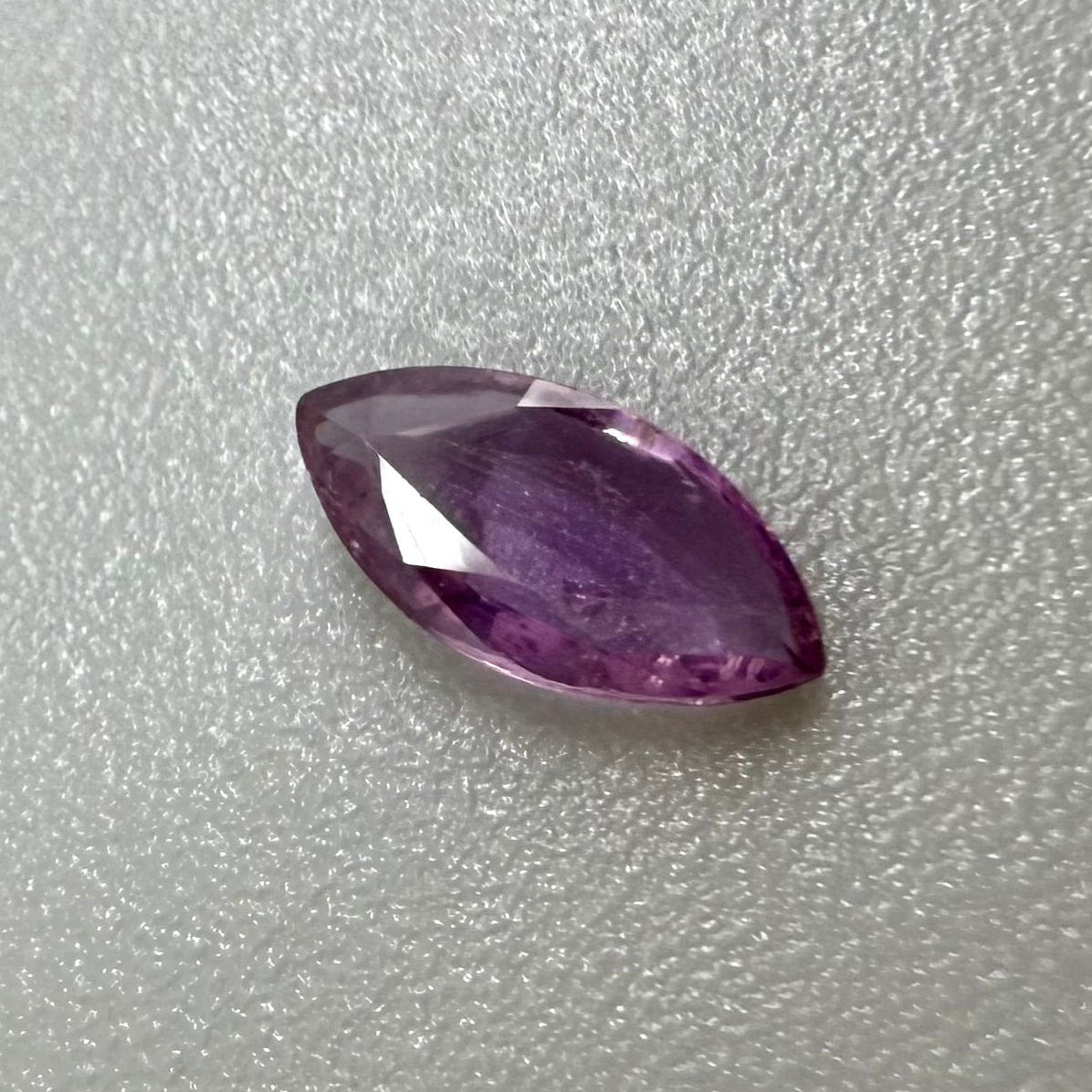 Natural Pink Purple Sapphire gemstone marquise cut