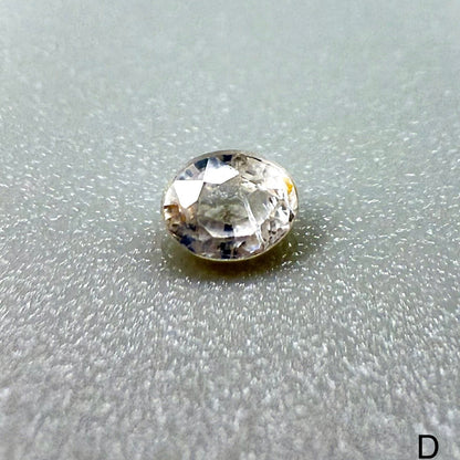 Multi Color (Blue, Yellow, White) Sapphire Lot Oval 1.73 Ct