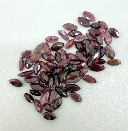 Multi-Color Ruby Lot Marquise 47.66 Ct