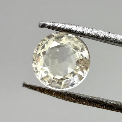 White Sapphire Round 0.71 Ct