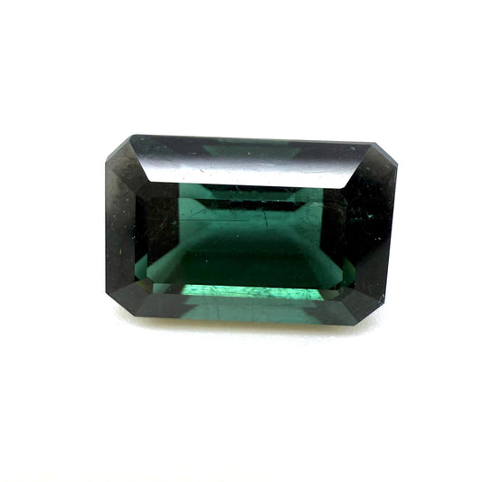 Green Tourmaline Emerald Cut 6.5 Ct
