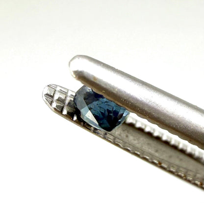 0.16 ct natural blue sapphire from Pailin, Cambodia, oval cut.