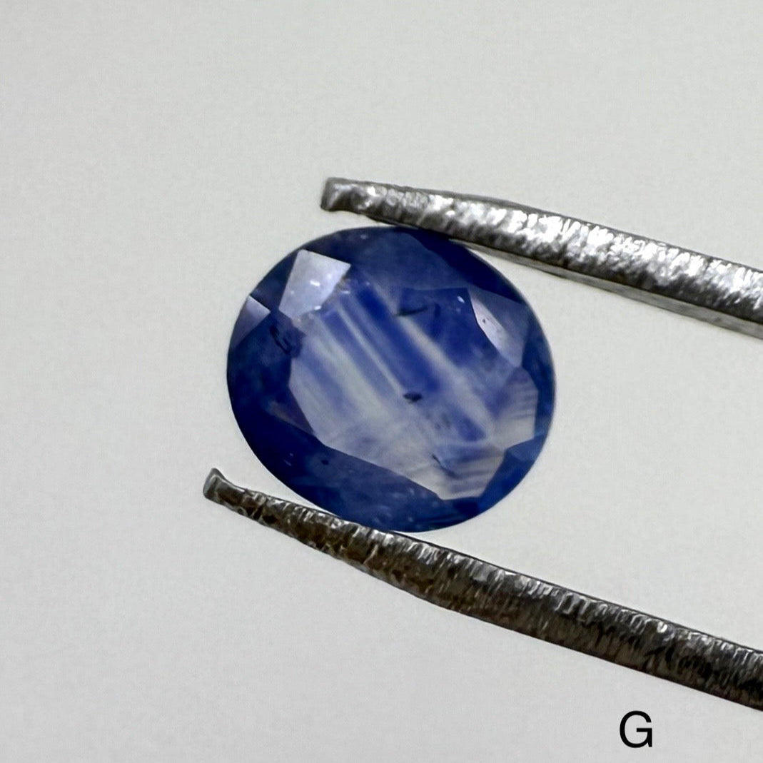 Blue Sapphire Lot Oval 6.22 Ct
