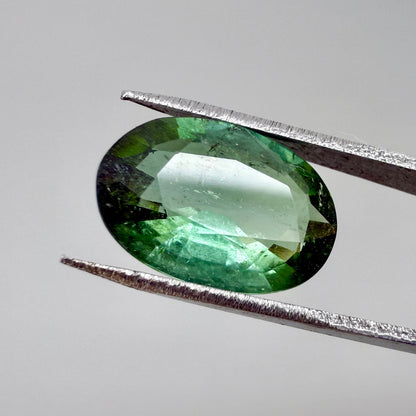 Vibrant Green Hues Tourmaline Oval 4.17 Ct