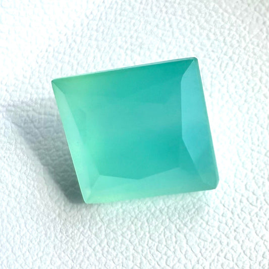 Turquoise Chalcedony Square 6.86 Ct