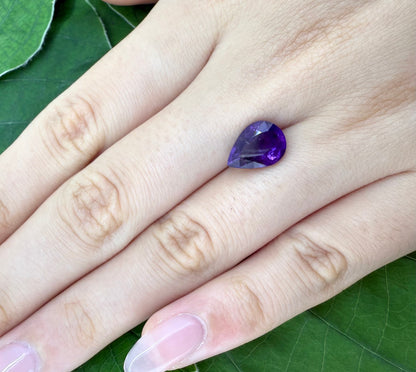 Purple/Pink Amethyst Pear 2.16 Ct