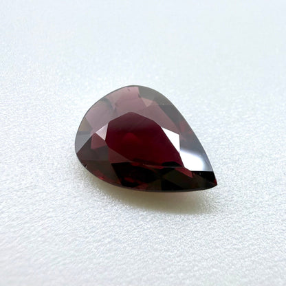 Red Rhodolite Pear 2.3 Ct