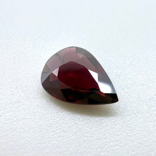 Red Rhodolite Pear 2.3 Ct