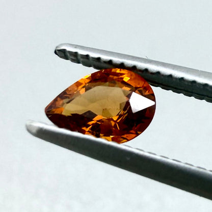 Hessonite Pear 0.37 Ct