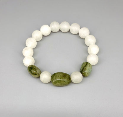 Jade & Emerald Beaded Bracelet
