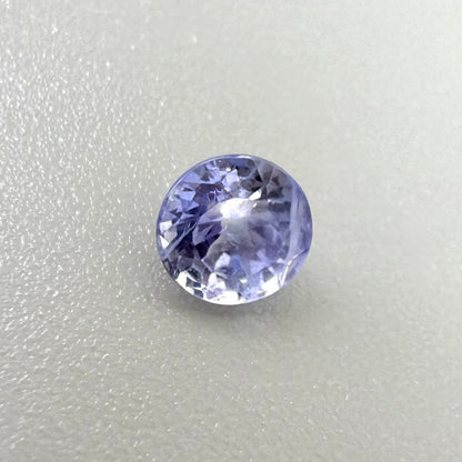 Pale Purple Sapphire Round 0.62 Ct