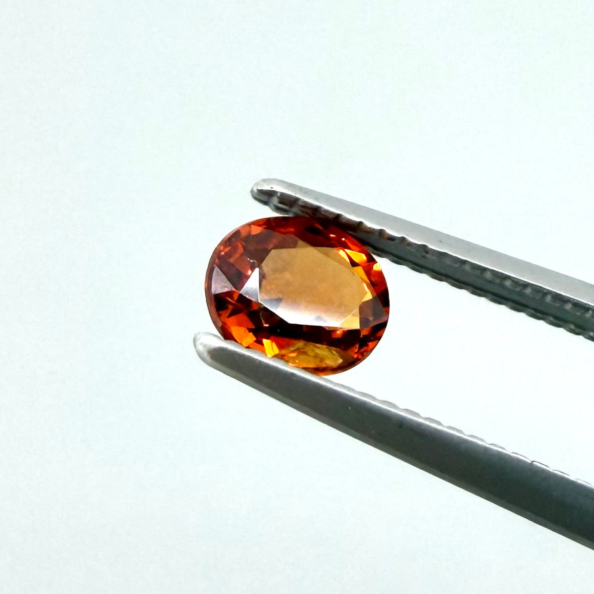 Fiery Orange Spessartine Oval 0.56 Ct