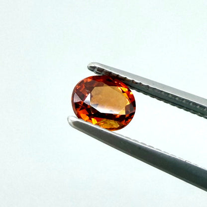 Fiery Orange Spessartine Oval 0.56 Ct