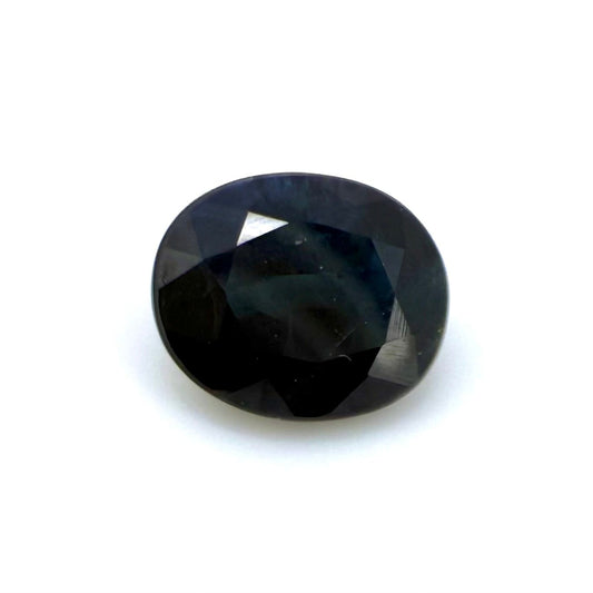 Dark Blue Sapphire Oval 1.35 Ct