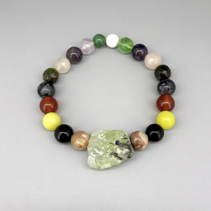 Birthday Bracelets made of natural gemstones, seven designs for each day of the week, handmade spiritual jewelry.