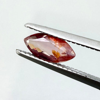 Bi-Color (Pink, Orange) Sapphire Marquise 0.51 Ct