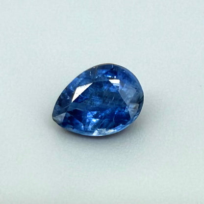 Cornflower Blue Kyanite Pear 0.93 Ct