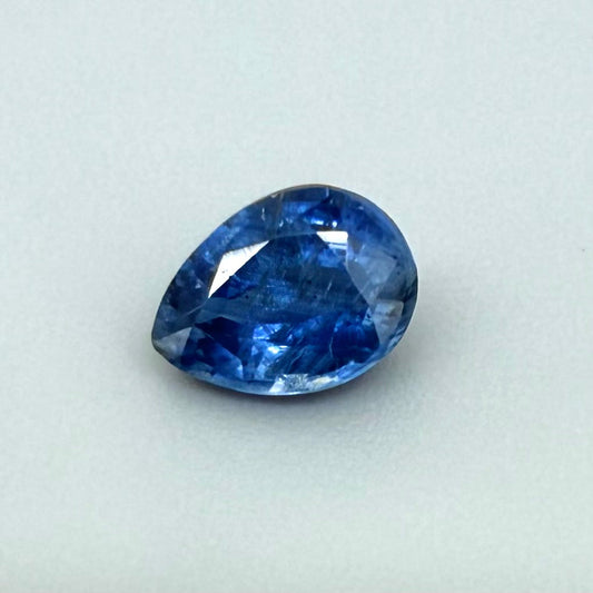 Cornflower Blue Kyanite Pear 0.93 Ct