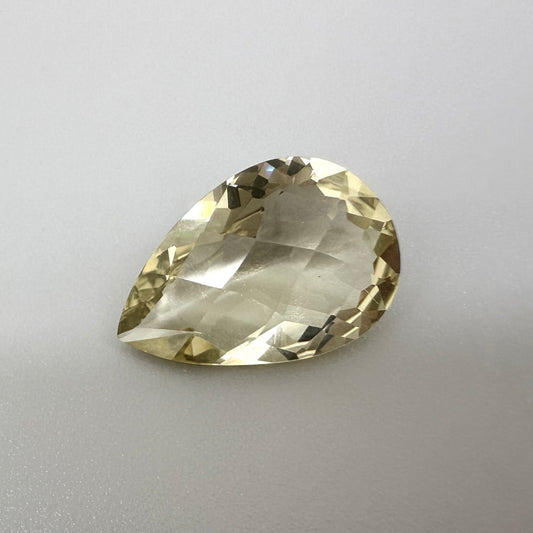 Lemon Quartz Pear 10.31 Ct