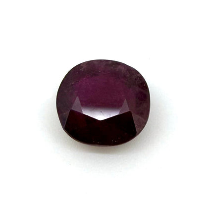Pinkish Red Ruby Cushion 4.6 Ct