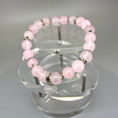 Mala Bracelet ‘Rose Quartz’ - 18cm