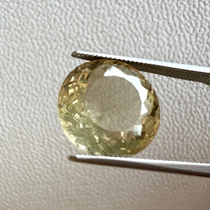 Lemon Quartz Round 7.02 Ct