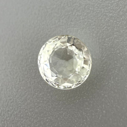 White Sapphire Round 0.71 Ct