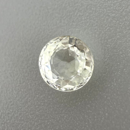 White Sapphire Round 0.71 Ct