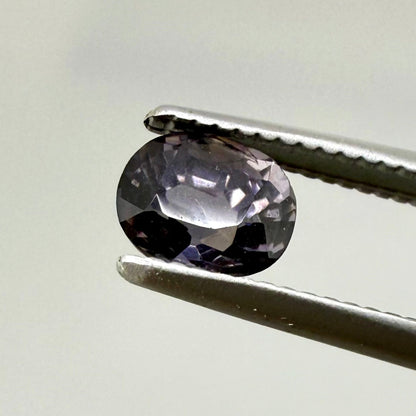 Purple Grey Spinel Oval 0.54 Ct