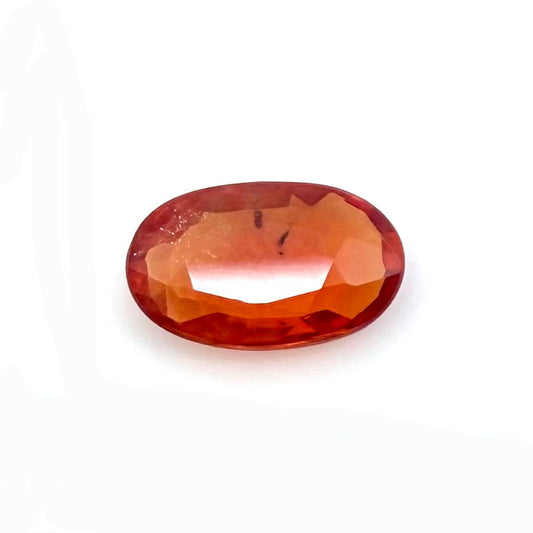 Fiery Orange Sapphire Oval 1.91 Ct